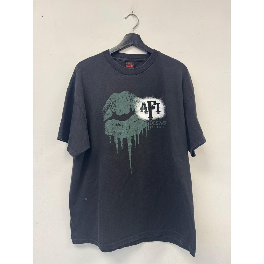 Vintage AFI Despair Faction Shirt‎ Large Black Love Like Winter Band 2007 Emo